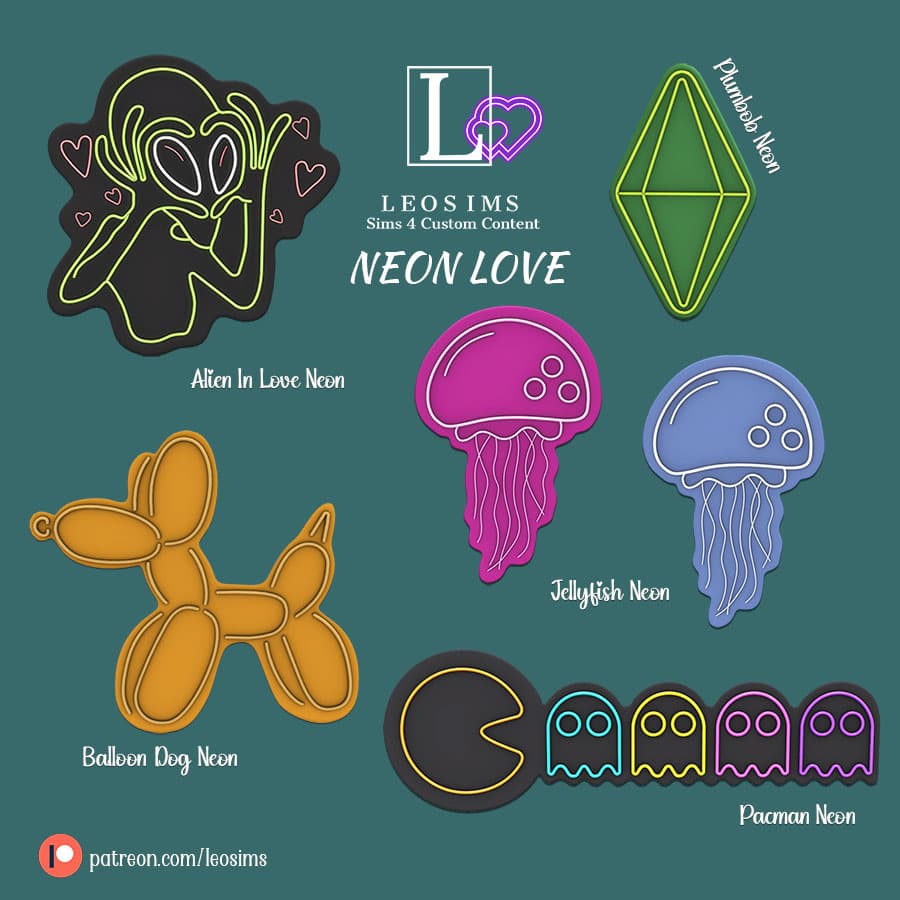 Набор неоновых ламп Neon Love